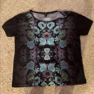 Unique floral t shirt